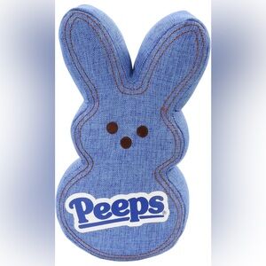 Peeps Denim Bunny Plush
